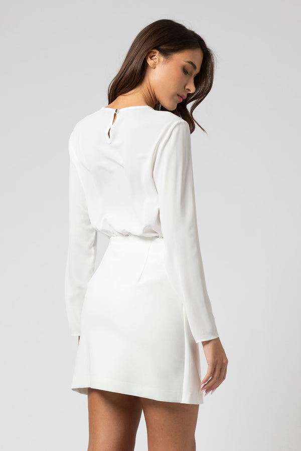 Chic long sleeved two part above knee dress - Dress BEATISAX
