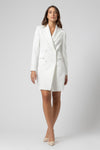 Vestido blazer cierre cruzado - Vestido AZIZX