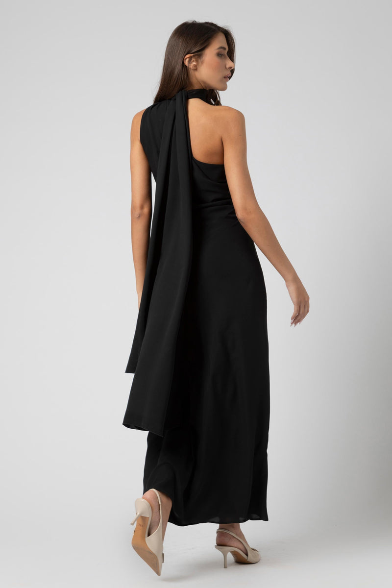 Robe asymétrique à une épaule avec drapé - Robe JOENX