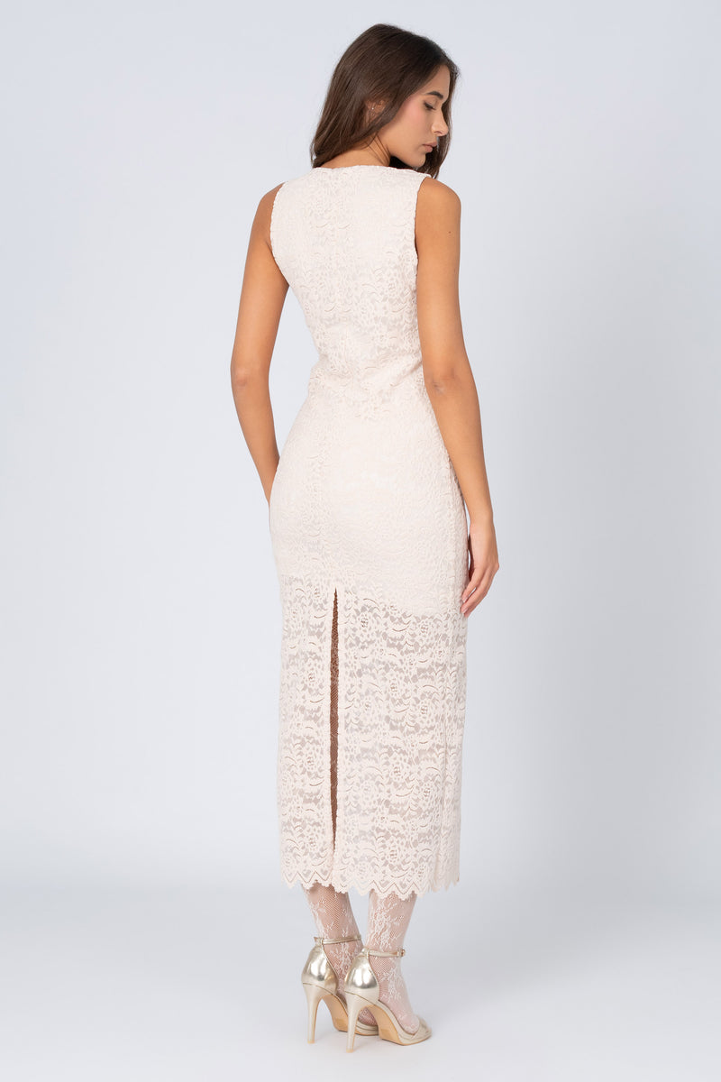 Abito lungo in pizzo - Abito COKYX Kocca RTW