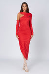 Abito a tubino con fondo asimmetrico - Abito RABBITX Kocca RTW