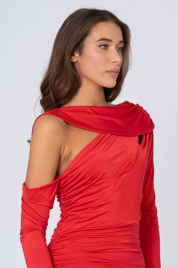 Abito a tubino con fondo asimmetrico - Abito RABBITX Kocca RTW