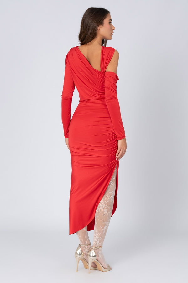 Abito a tubino con fondo asimmetrico - Abito RABBITX Kocca RTW