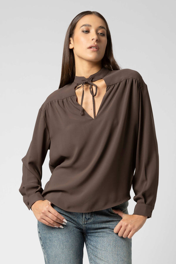 Blusa con colletto a fiocco - Blusa WORRYX