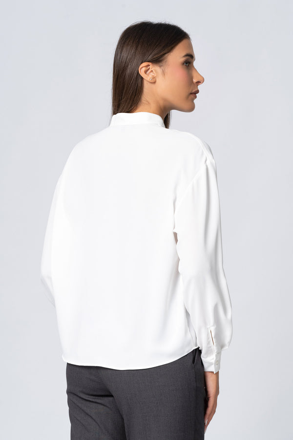 Blusa con colletto a fiocco - Blusa WORRYX