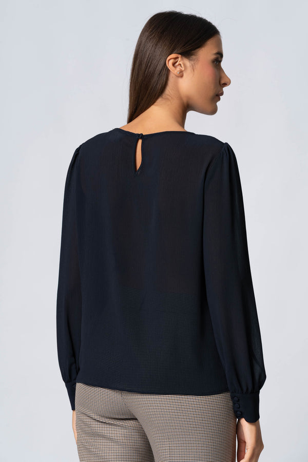 Blusa con maniche balloon - Blusa  XENIAX