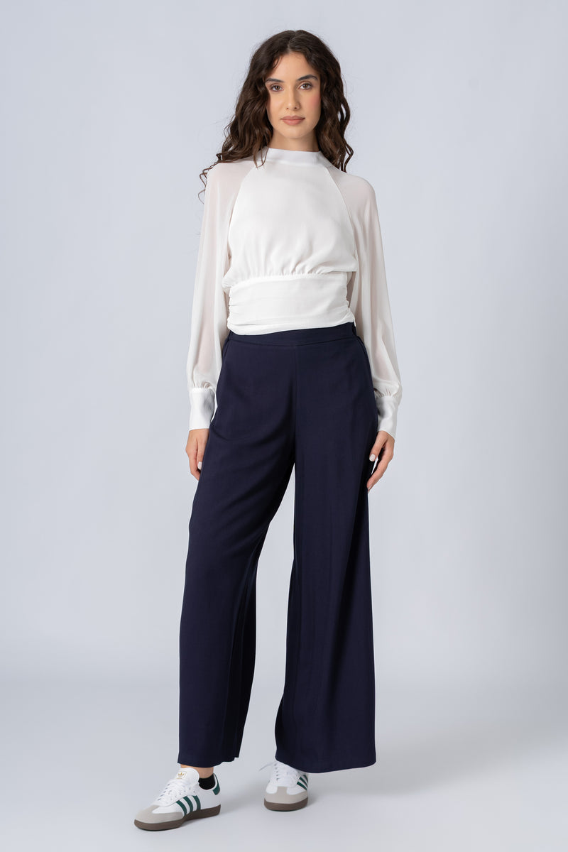 Blusa con scollo sulla schiena - BLUSA  MEFRUX