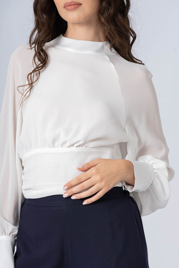 Blusa con scollo sulla schiena - BLUSA  MEFRUX