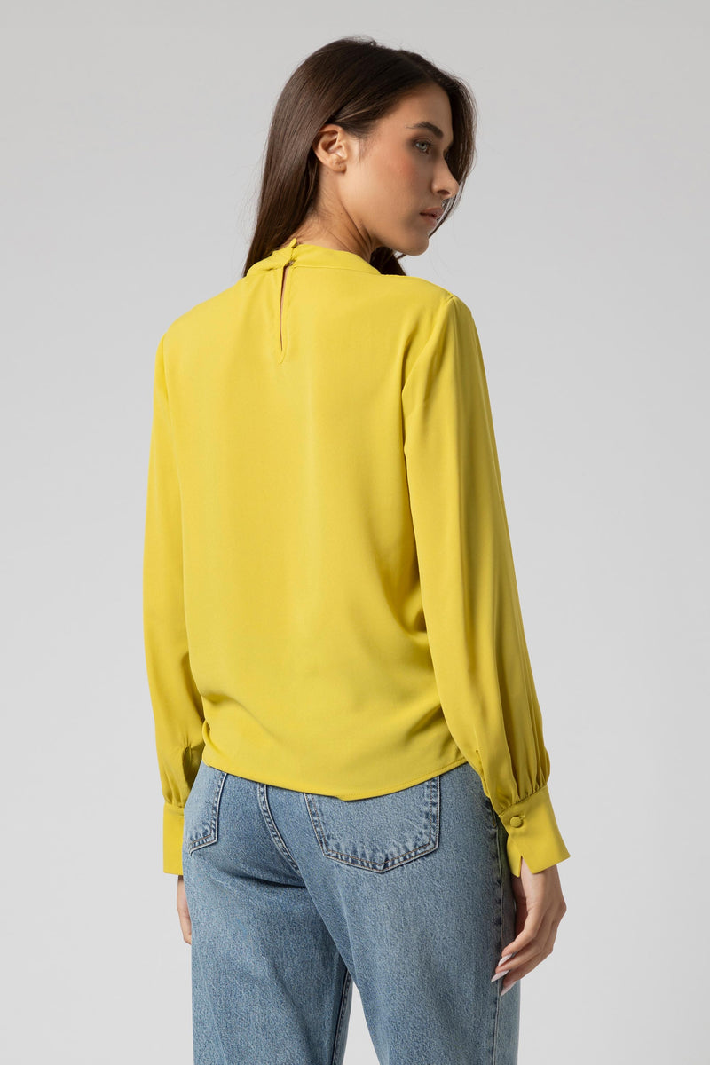Blusa con scollo rotondo - Blouse MIENNX