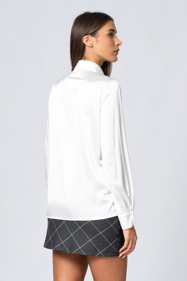 Blusa con colletto e scollo a goccia - Blusa  LEONILDEX