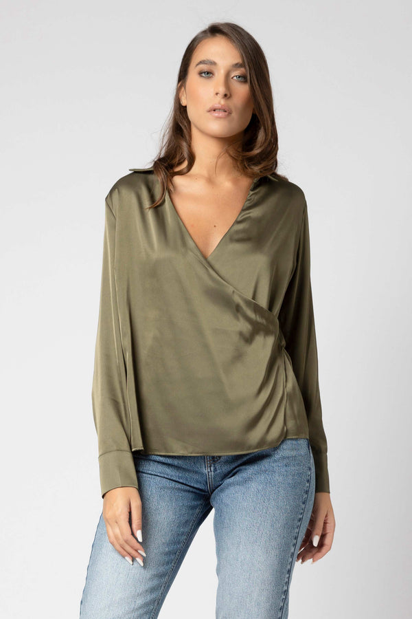 Blusa con incrocio - Blusa  SHELLYX
