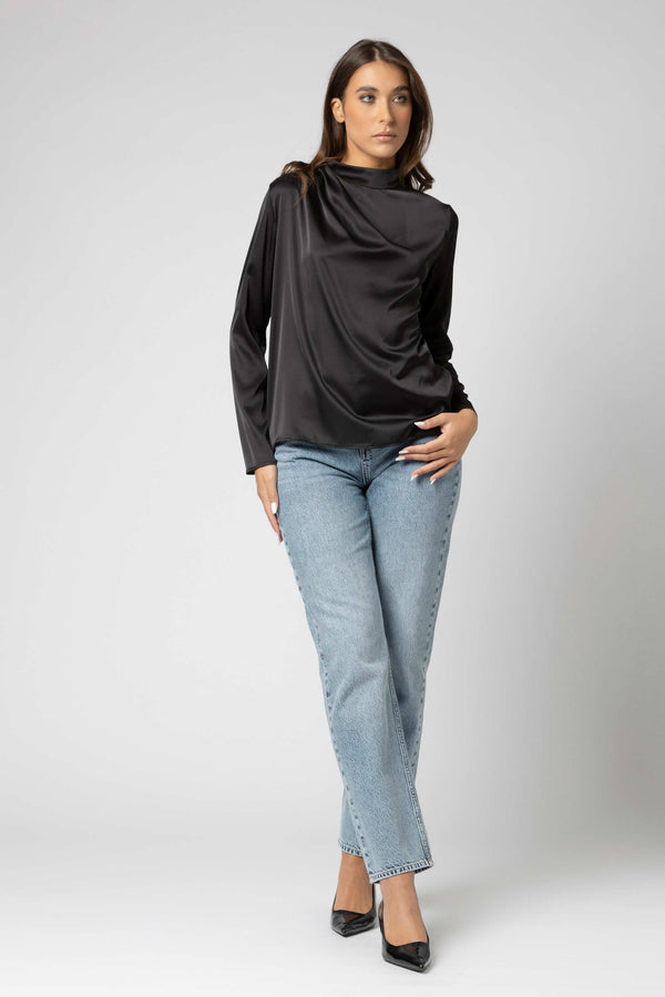 Blusa con collo morbido - Blusa  PATRICIAX