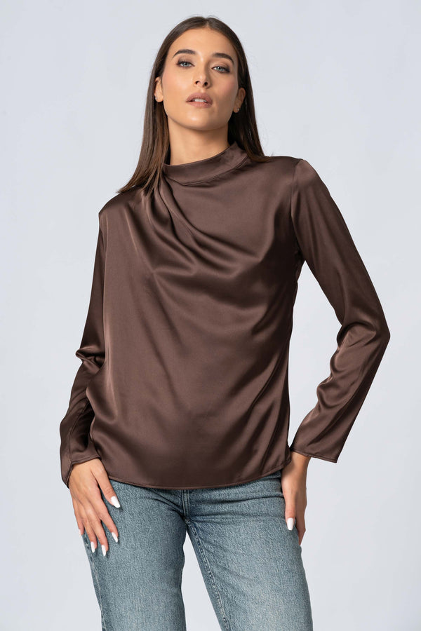 Blusa con collo morbido - Blusa  PATRICIAX