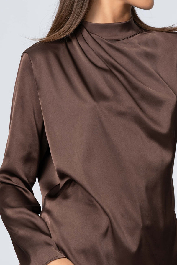 Blusa con collo morbido - Blusa  PATRICIAX