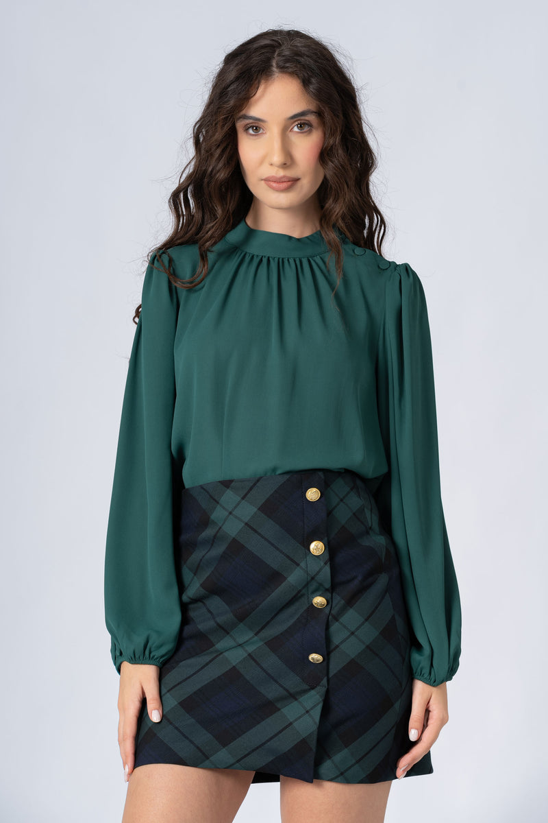 Blusa con collo alto - Blusa  MAEYAX