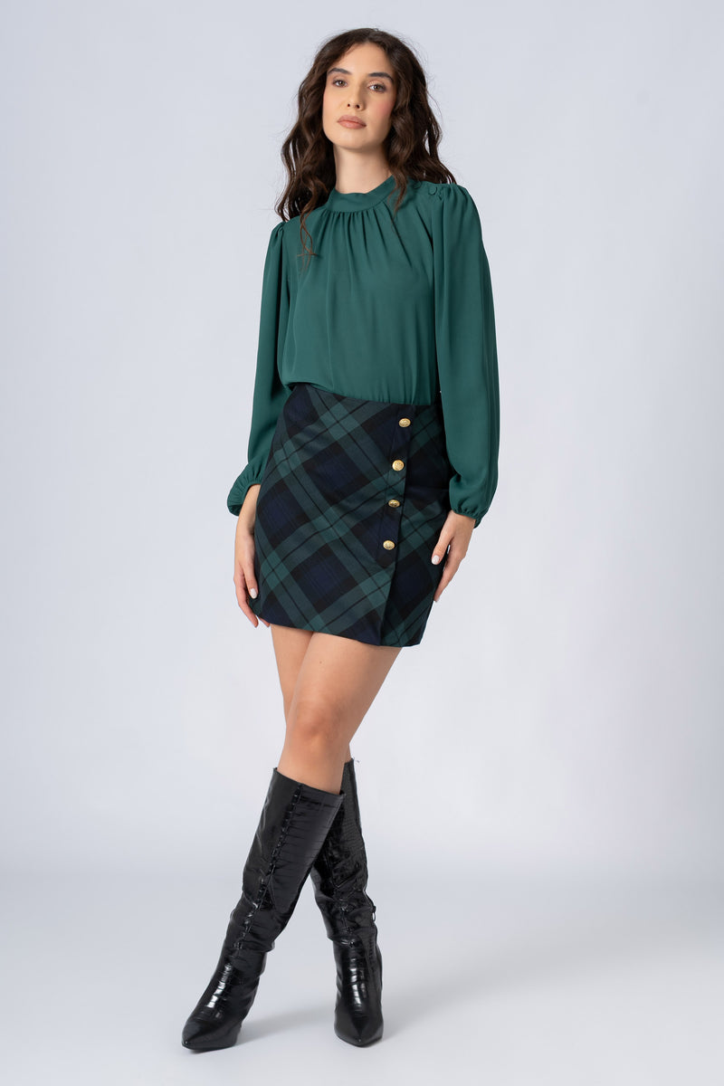 Blusa con collo alto - Blusa  MAEYAX