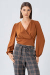 Blusa con scollo a V - Blusa  WADYNX