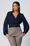 Blusa con scollo a V - Blusa  WADYNX