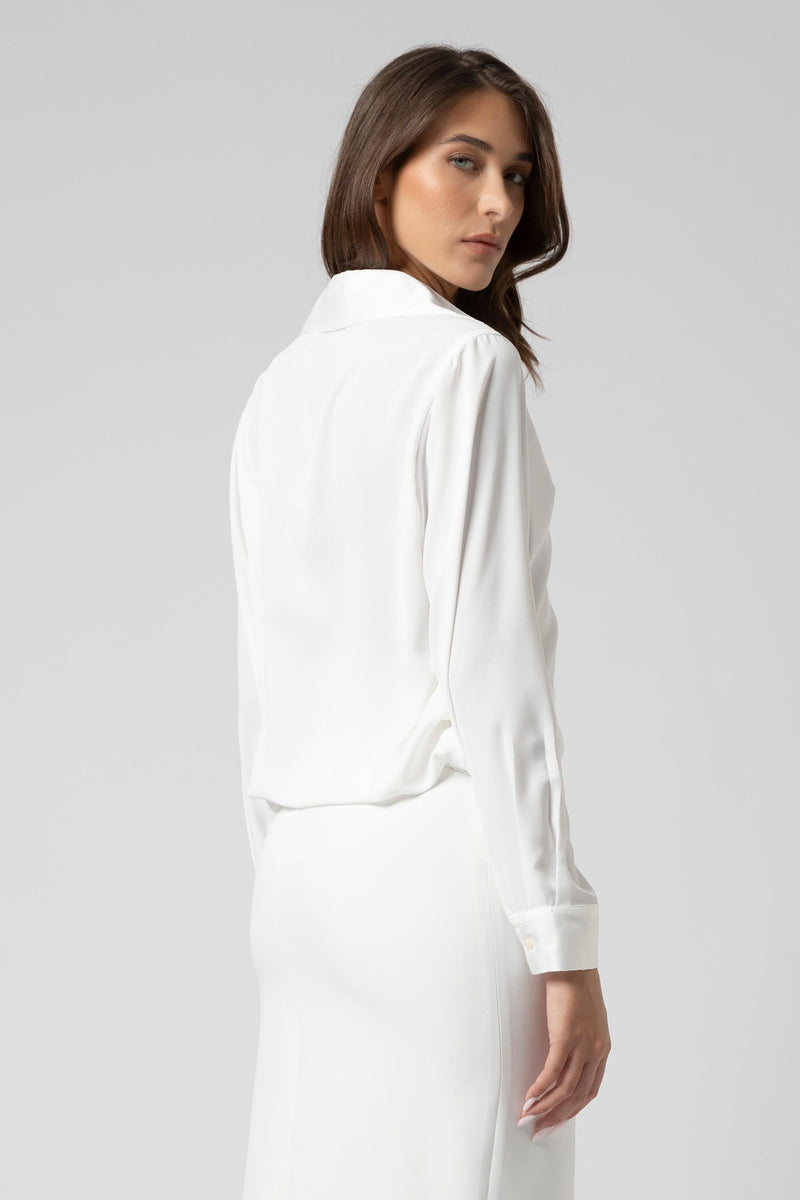 Blouse avec décolleté en V - Blouse WHITEX