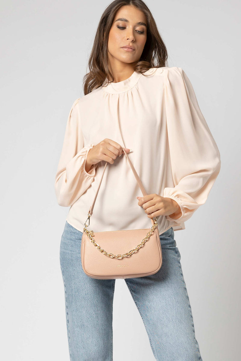 Borsa con tracolla dorata - Borsa BUGHAKIX