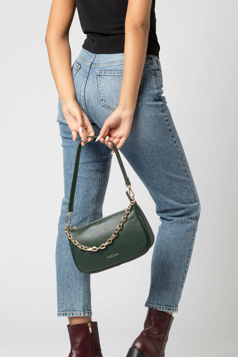 Borsa con tracolla dorata - Borsa BUGHAKIX