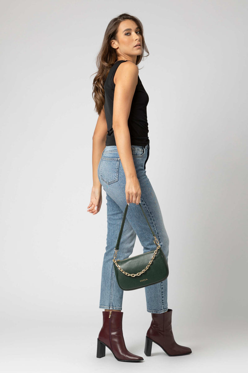 Borsa con tracolla dorata - Borsa BUGHAKIX