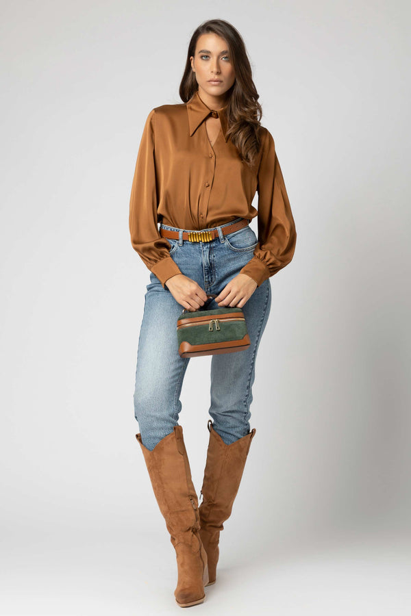 Mini bag in pelle - Borsa ZIPPEX