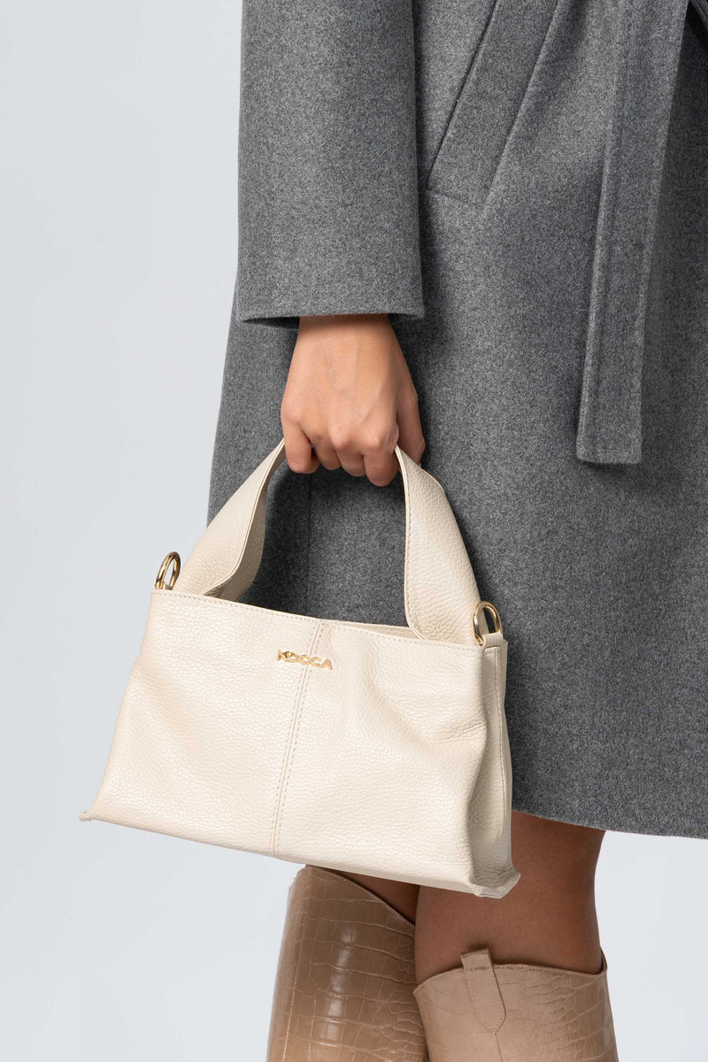 Borsa a mano in pelle martellata - Borsa PAOLAX