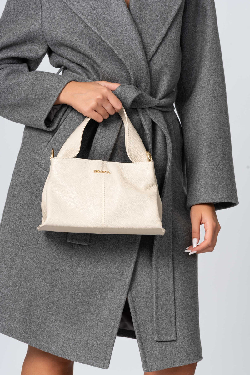 Borsa a mano in pelle martellata - Borsa PAOLAX