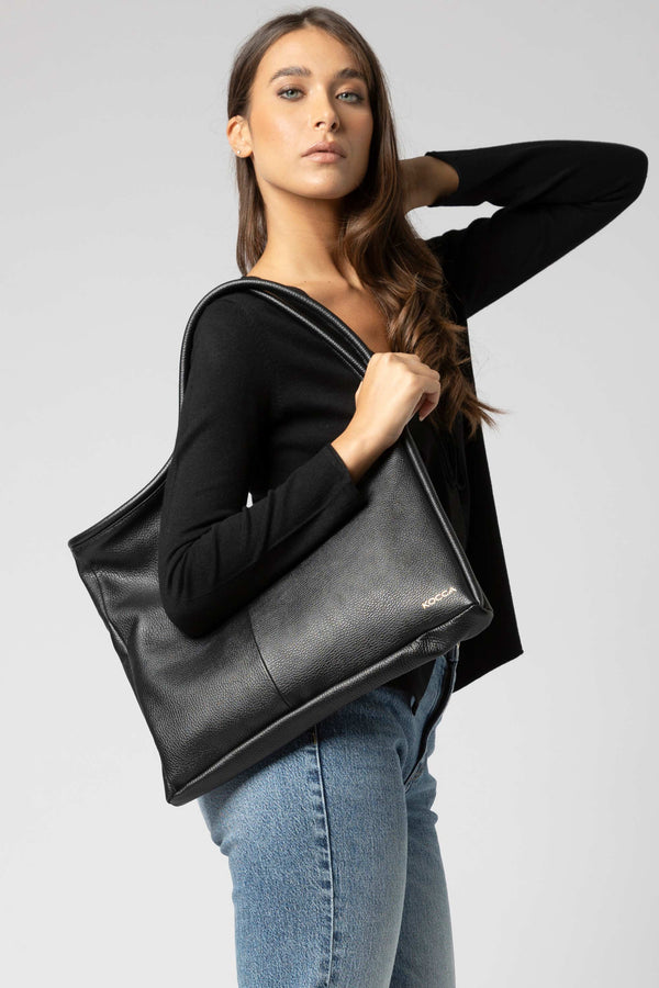 Borsa maxi in pelle - Borsa STEFANX
