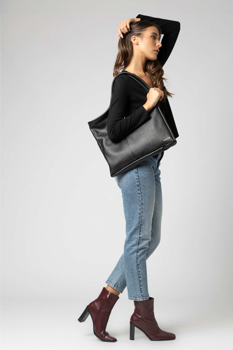 Borsa maxi in pelle - Borsa STEFANX