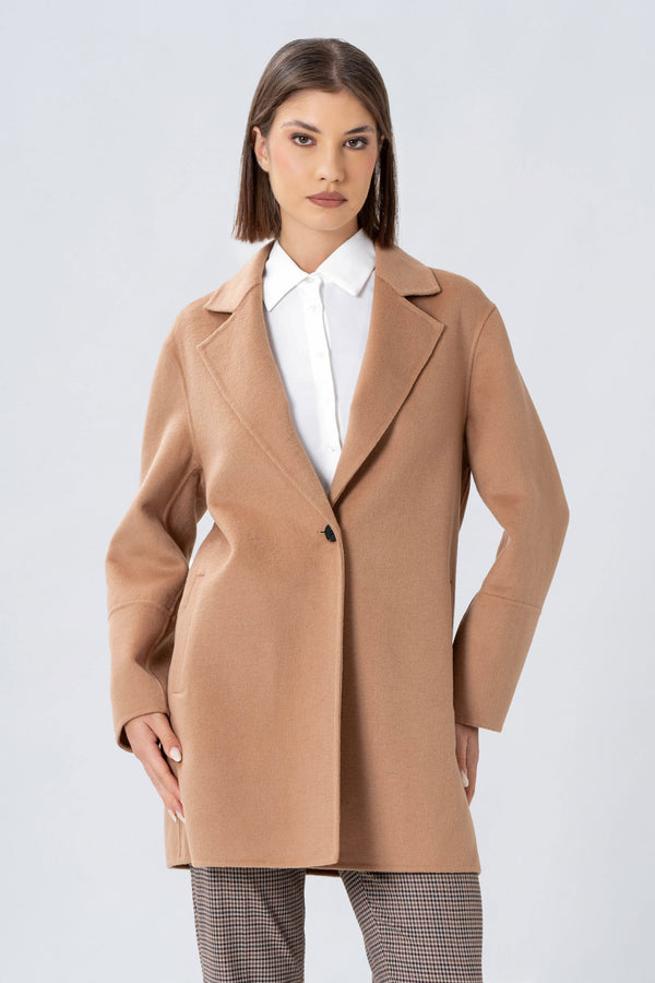 Cappotto con revers ampi - CAPPOTTO ABICAX