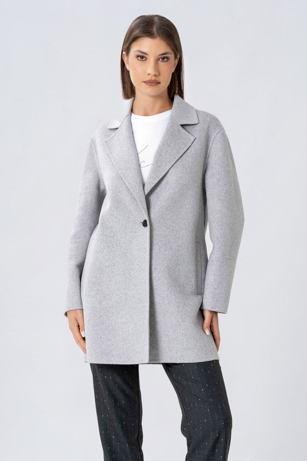 Cappotto con revers ampi - CAPPOTTO ABICAX