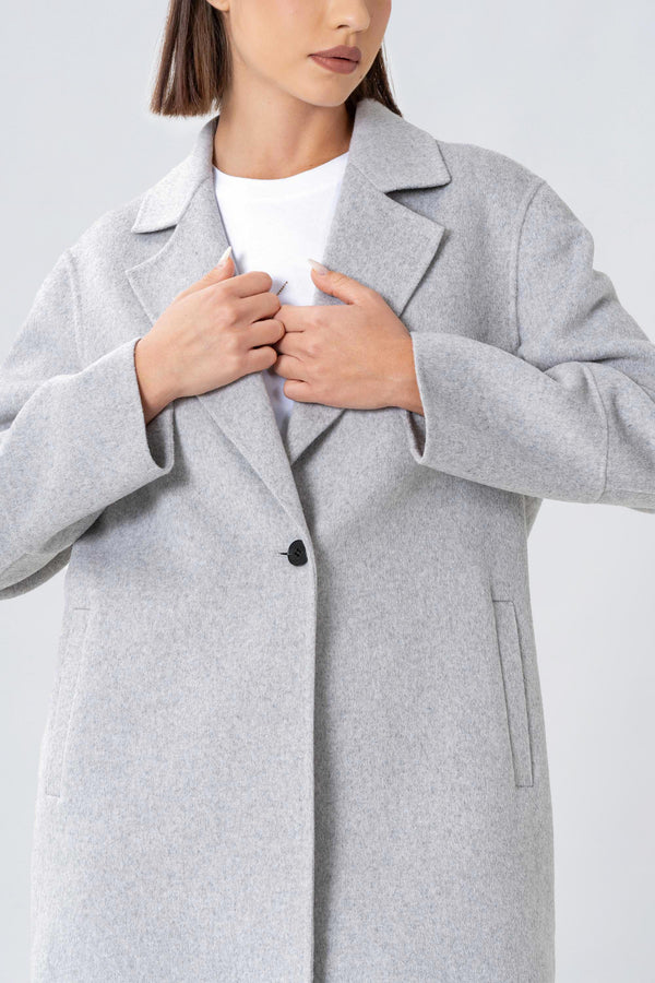 Cappotto con revers ampi - CAPPOTTO ABICAX
