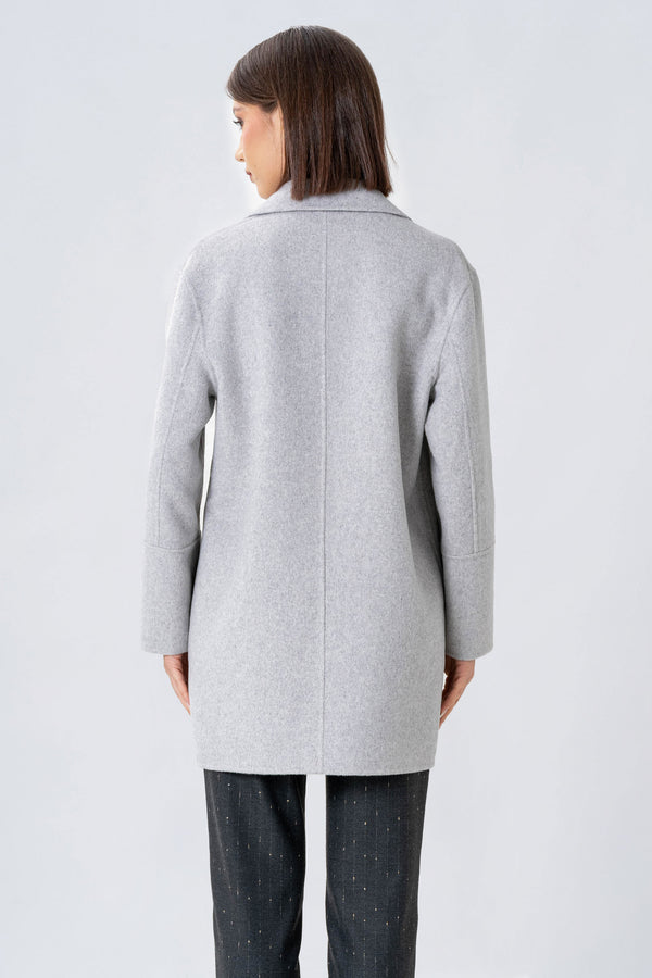 Cappotto con revers ampi - CAPPOTTO ABICAX