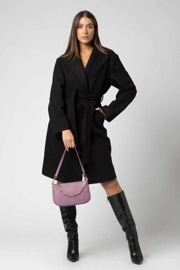 Cappotto con cintura e revers - Cappotto KILINIAX