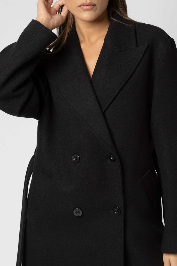 Cappotto con cintura e revers - Cappotto KILINIAX