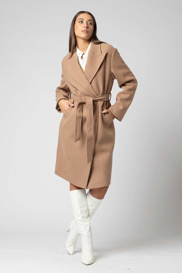 Cappotto con cintura e revers - Cappotto KILINIAX