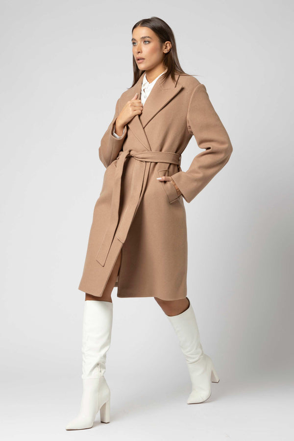 Cappotto con cintura e revers - Cappotto KILINIAX