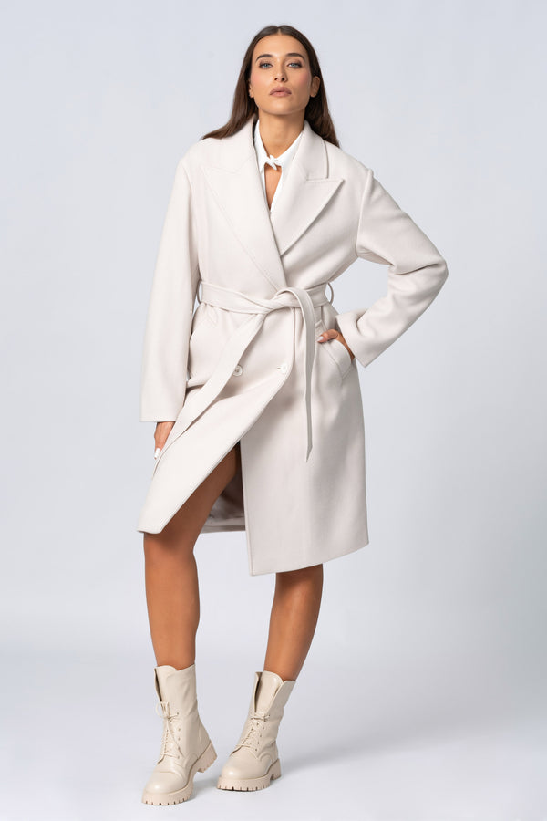 Cappotto con cintura e revers - Cappotto KILINIAX
