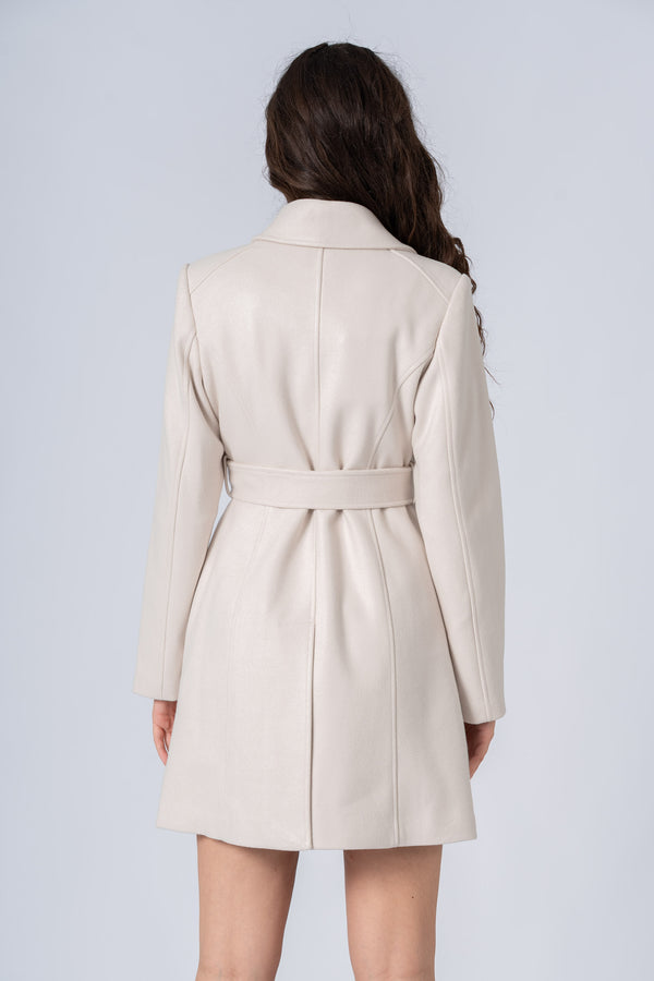 Soft mid thigh trench coat - Coat AZDIRX