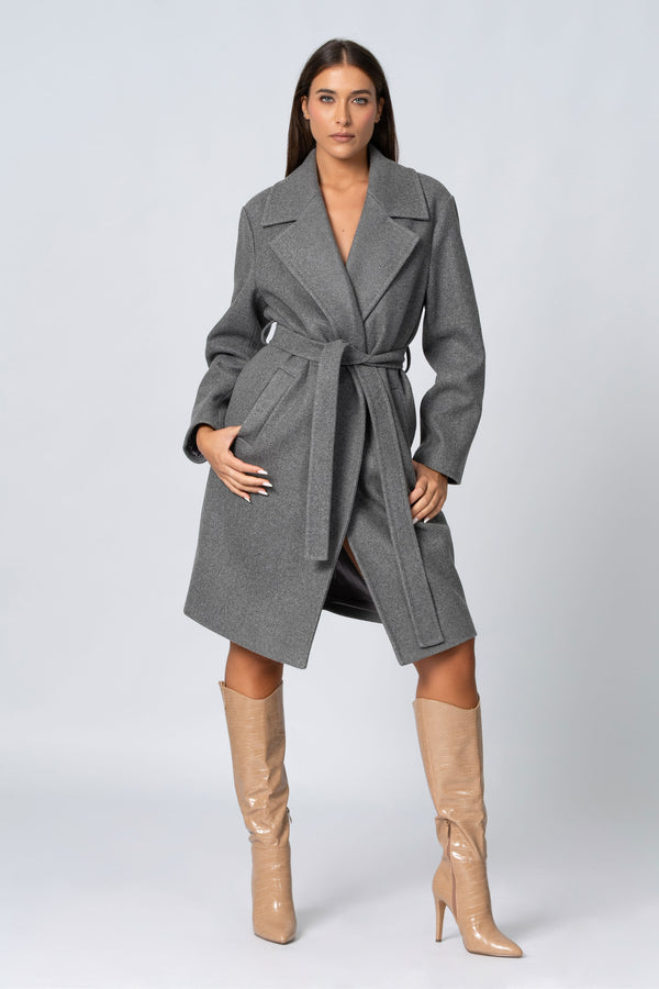 Cappotto midi con cintura - Cappotto TANNIRX