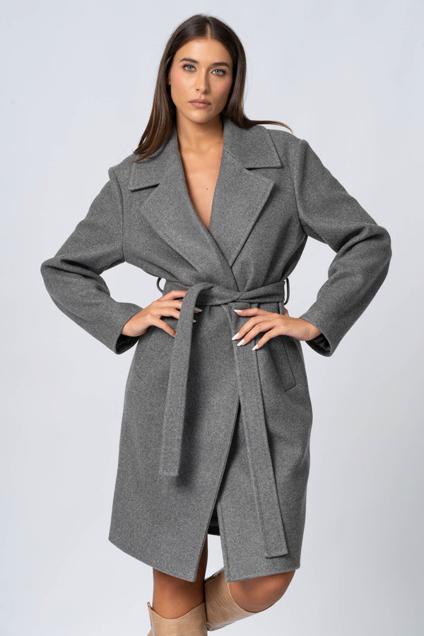 Cappotto midi con cintura - Cappotto TANNIRX