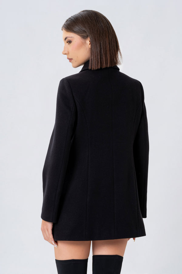 Cappotto con dettagli dorati - CAPPOTTO KELLOX