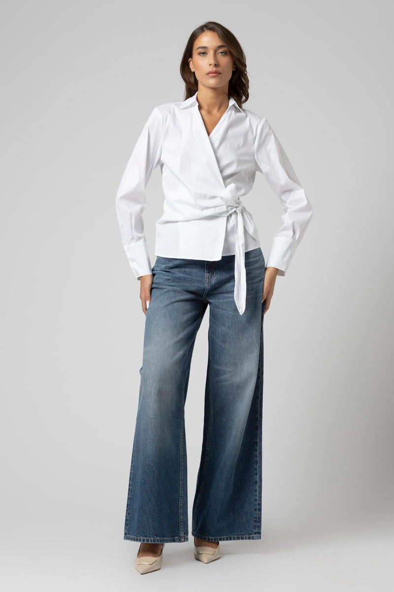 Chemise manches longues fermeture portefeuille - Chemise ERBONX
