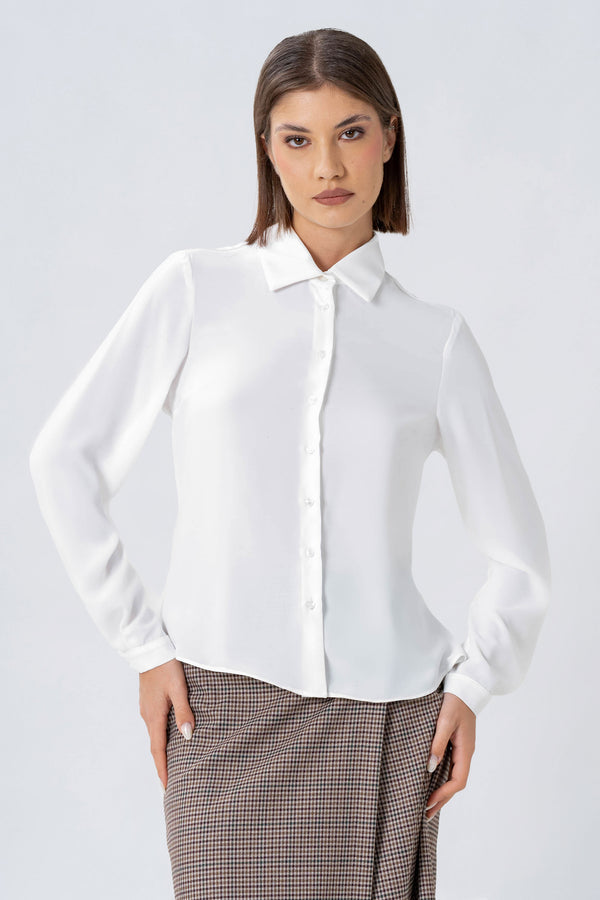 Camicia minimal con bottoni - CAMICIA TIANAX