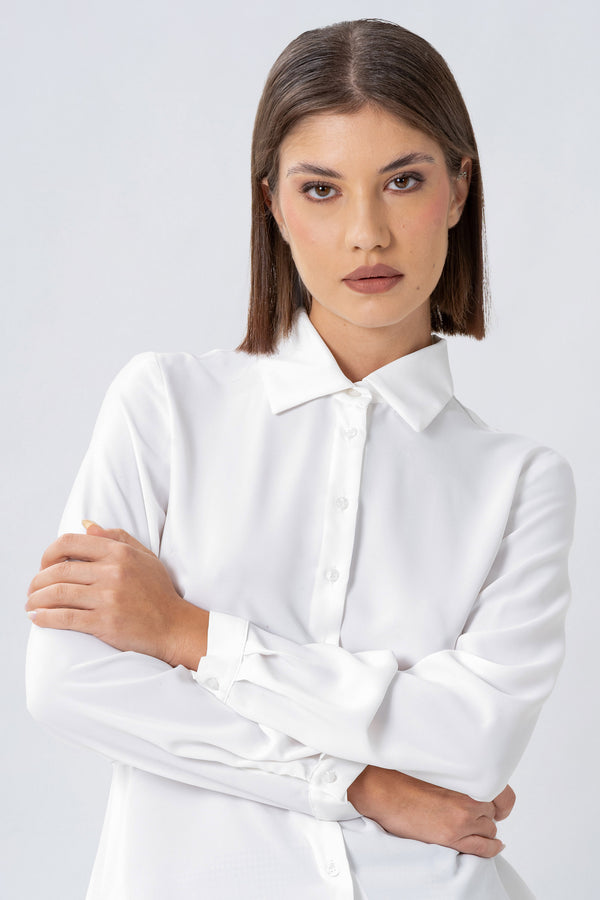 Camicia minimal con bottoni - CAMICIA TIANAX