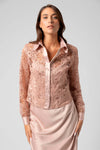 Chemise effet dentelle manches longues - Chemise SILVYEX