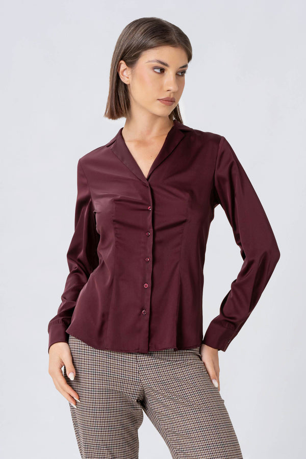Camicia con collo a revers - CAMICIA KARLYX