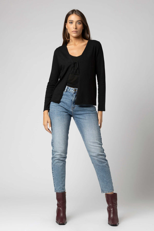 Top con filato lurex - Top ISNAX